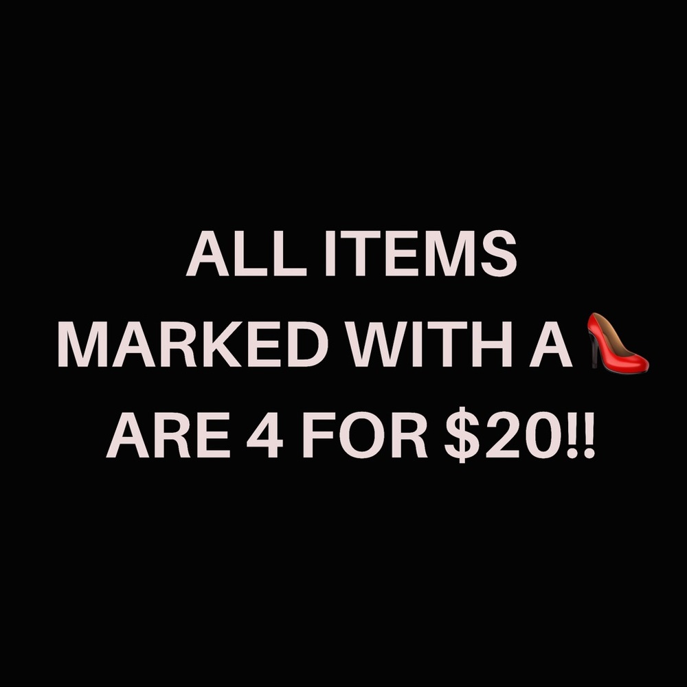 All Items Marked With A Are 4 Items For $20! - image 1